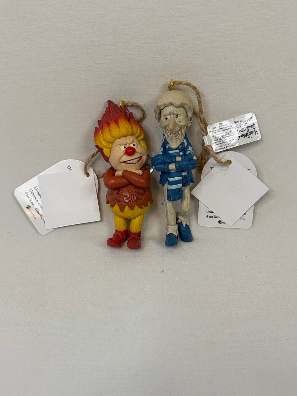 Jim Shore SNOW MISER & HEAT MISER The Year Without a Santa Claus Ornament NEW
